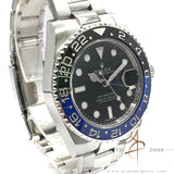 Mint 2014 Rolex GMT Master II Batman 116710BLNR Oystersteel