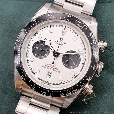 Tudor Black Bay Chrono 79360N Panda White Dial in Bracelet Full Set (2022)