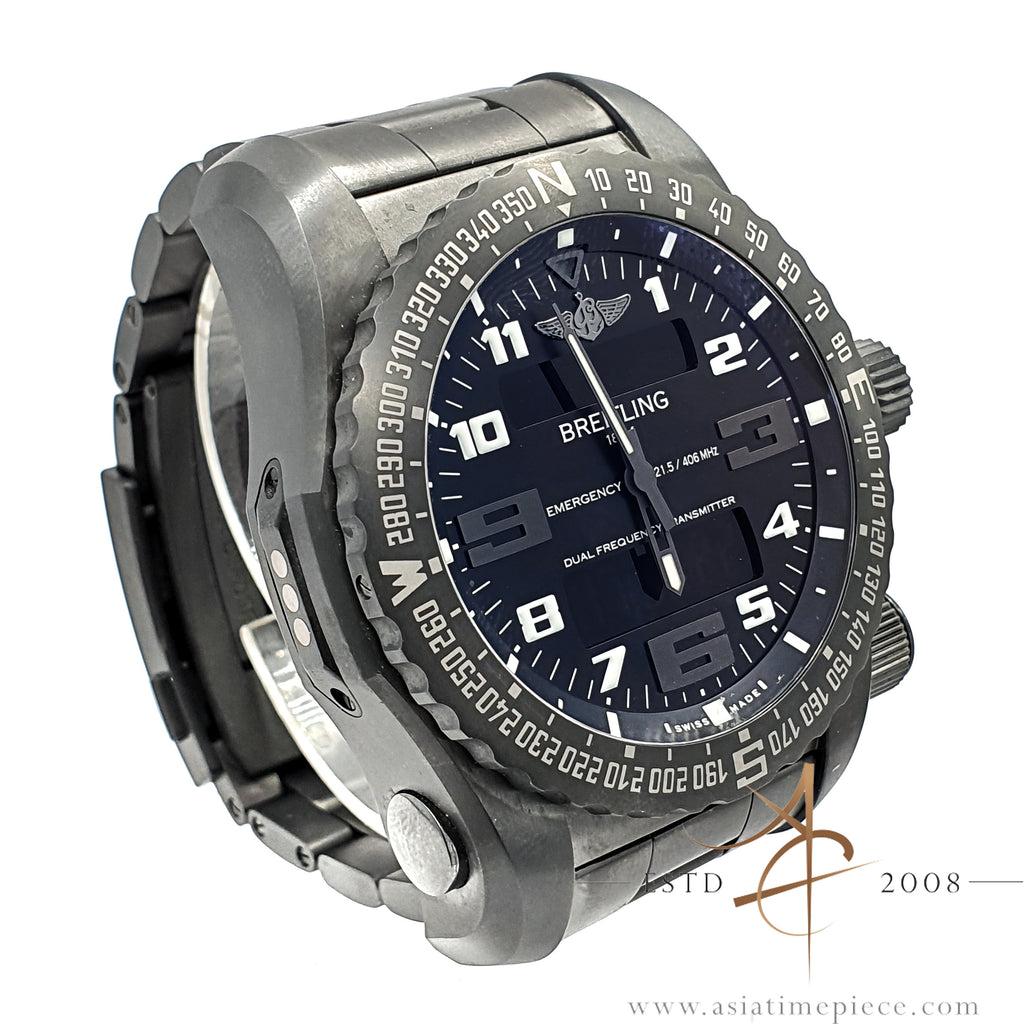 Breitling Emergency V76325 Night Mission Titanium Black