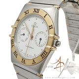 Omega Constellation Day Date Ref 3961080 Quartz Half Gold 32.5mm