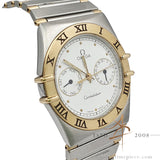 Omega Constellation Day Date Ref 3961080 Quartz Half Gold 32.5mm