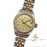 Rolex Datejust Ladies 69173 Champagne Dial Vintage Watch (1989)