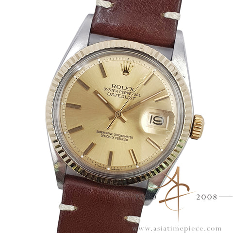 Rolex Datejust 1601 Champagne Dial Vintage Watch (1976)