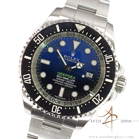 Rolex 116660 Deep Sea Sea Dweller Blue James Cameron DSSD Full Set (2015)