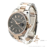 Mint 2019 Rolex Datejust 36 Ref 126231 Slate Grey Dial on Everose Oyster Bracelet