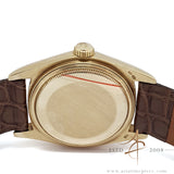 Rolex Datejust 36 Ref 16018  Gold Linen Dial in 18K Vintage Watch (1979)