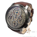 Guy Ellia OGN RS 2388 Jumbo Chronograph Automatic in Blackened 18K White Gold