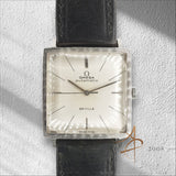 Omega DeVille 18K White Gold Square Vintage Watch