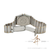 Omega Constellation Day Date Ref 3961080 Quartz Half Gold 32.5mm