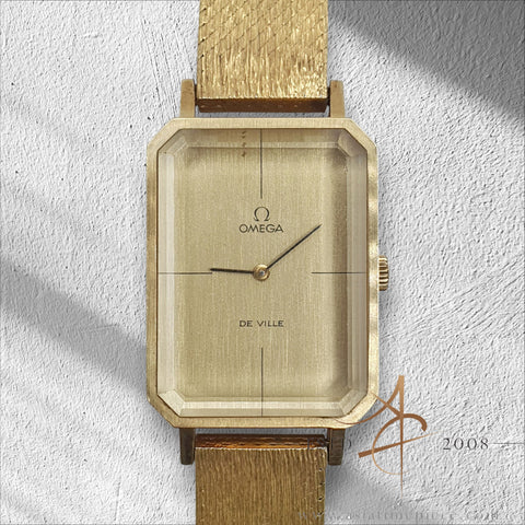 Omega De Ville Rectangular Winding Vintage Watch