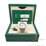 New Old Stock 2015 Rolex Oyster Perpetual 34 Ref 114200 Silver Dial