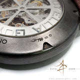 Guy Ellia OGN RS 2388 Jumbo Chronograph Automatic in Blackened 18K White Gold