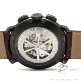 Guy Ellia OGN RS 2388 Jumbo Chronograph Automatic in Blackened 18K White Gold