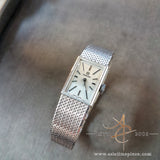 Omega 18k White Gold Lady Vintage Watch