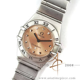 Omega Constellation Salmon Pink Dial My Choice Quartz Mini 15616100