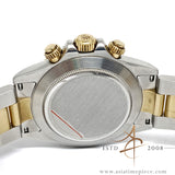 Rolex Daytona Cosmograph 116523 Two Tone Grey Sunburst w Cert (2001)
