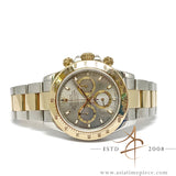 Rolex Daytona Cosmograph 116523 Two Tone Grey Sunburst w Cert (2001)