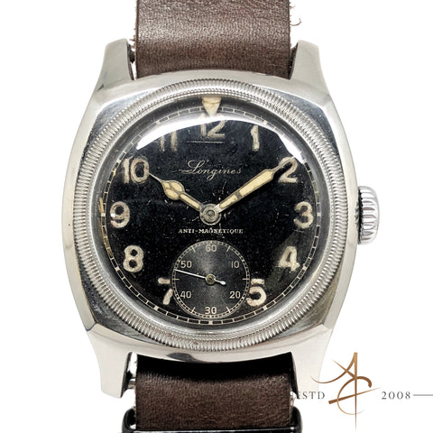 Longines World War 2 Military Watch Czech Aviator Majetek