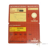 Omega Speedmaster Triple Date 35238000 Blue Dial Automatic Chronograph Watch