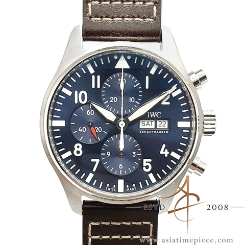 IWC Le Petit Prince IW377714 Blue Pilot’s Watch Chronograph Edition (2019)