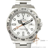 Full Set Rolex Explorer II Polar Ref 216570 Oystersteel in 42MM (2016)