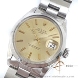 Rolex Date Ref 1500 Champagne Dial Vintage Watch (1973)