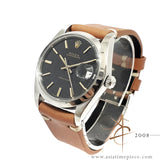 Rolex Oysterdate Precision 6694 Black Stardust Dial Vintage Watch (1962)