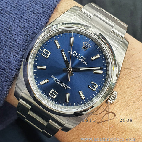 Rolex Oyster Perpetual 36 Blue Arabic Dial (2017)