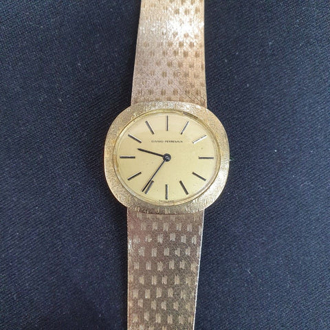 Girard Perregaux GP 18k Gold Vintage Watch
