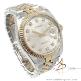 Rolex Datejust 36 Ref 116233 White Computer Diamond Dial