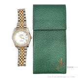 Rolex Datejust 36 Ref 116243 Factory Diamond Bezel White Roman Dial Jubilee