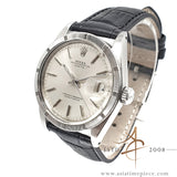 Rolex Date Ref 1501 Engine Turned Bezel Vintage Watch (1968)