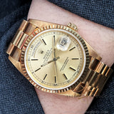Rolex President Day Date 18238 Champagne Dial (1990)