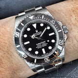 Like new Rolex Submariner 41 Black 124060 Oystersteel (2021)