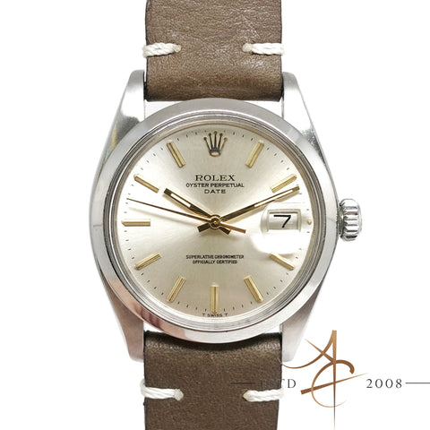 Rolex Oyster Perpetual Date Ref 1500 Automatic 34mm Vintage Watch (Year 1980)