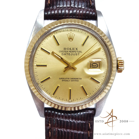 Rolex 16013 Datejust Champagne Vintage Watch (Year 1979)