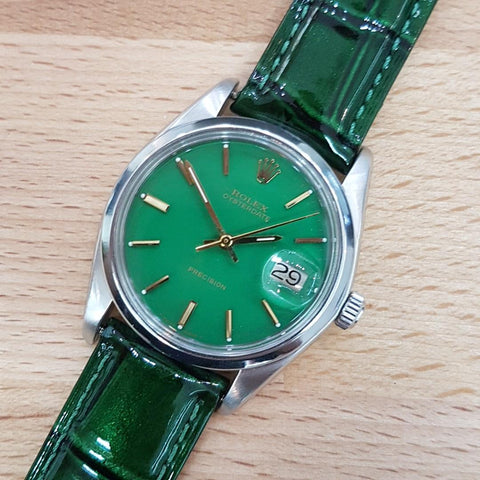 Rolex Custom Green Oysterdate Precision 6694 (Year 1978)