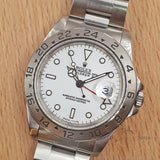 Rolex Explorer II 16570 Polar White Tritium Dial Oyster Bracelet (1996)