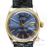 Rolex 1601 Sigma Blue Dial Vintage Watch (Year 1981)