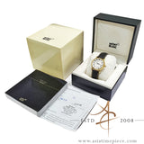 Mont Blanc Meisterstuck 7042 Quartz Silver Guilloche Dial Gold Plated