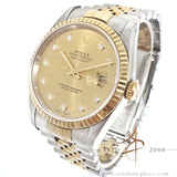Rolex Datejust 16233 Diamond Champagne Dial (1995)