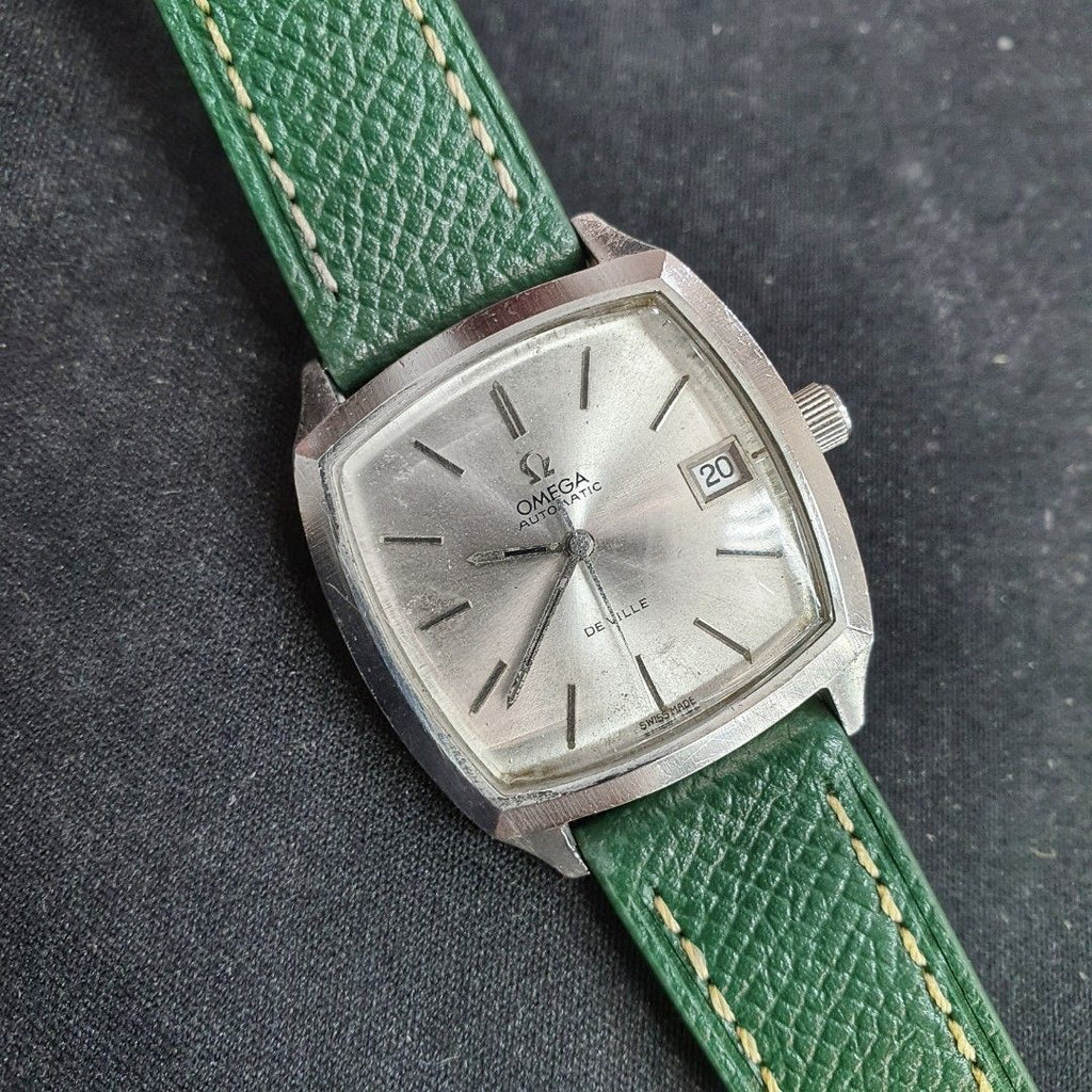 Omega De Ville Square Automatic Vintage Watch 34mm