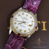 Rolex Datejust 16013 Diamond Dial Vintage Watch (1978)