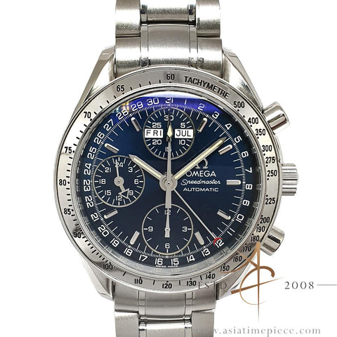 Omega Blue Speedmaster Triple Date Chronograph (2000)
