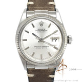 Rolex Datejust 1601 Silver Dial Vintage Watch (1970)