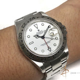Rolex Explorer II Ref 16570 White Polar Automatic Steel Watch (2002)