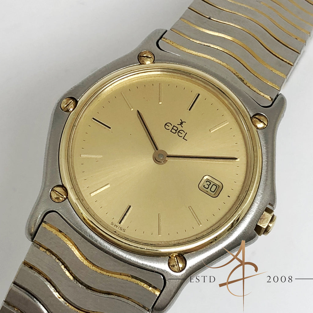 Ebel classic wave outlet gold