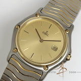 Ebel Classic Wave Ref 184908 Quartz 18K Gold Electroplated Steel Men's Watch