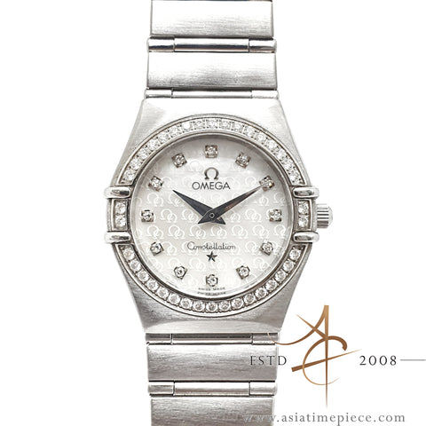 Omega Constellation Ladies Mother Of Pearl Diamond Quartz 14587500