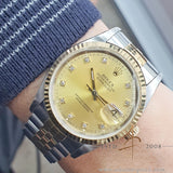 Rolex Datejust 16233 Diamond Champagna Dial (1993)